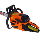 52Cc Gasoline Chainsaw With 20" Oregon Bar And Chain For Wood Cutting Plastic - Orange by HouseOfZazla
