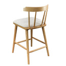 Olivia Indoor Wooden Upholstered Counter Stool