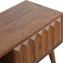 Prism Sliding Media Unit - Chestnut by Unique Piece Furniture