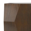 Eisley - Coffee Table With Geometric Design, - Walnut
