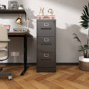 Premium Drawer File Cabinet With Lock, Metal Vertical Design, A4 Legal / Letter Size