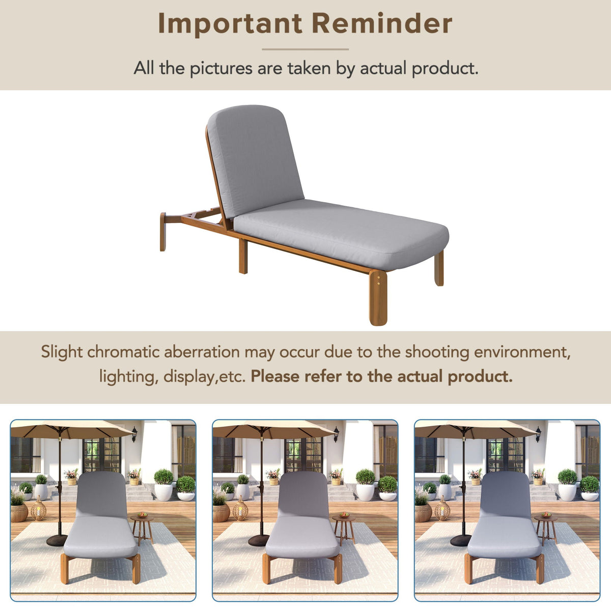 Outdoor Chaise Lounge With Adjustable Backrest, photo 25 of 40