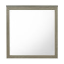 Joanna - Mirror - Weathered Gray by Unique Piece Furniture