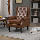 Modern Accent Armchair With Sturdy Wood Legs by HouseOfZazla