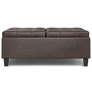 Harrison - Large Coffee Table Storage Ottoman by HouseOfZazla