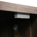 78" TV Stand With Storage Cabinets For Living Room - Walnut by HouseOfZazla