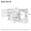 Wall-Mounted Mirror Medicine Cabinet with Adjustable Shelves and Open Storage by HouseOfZazla