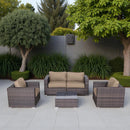 Stylish Entertainment Sectional Set, Outdoor Living by HouseOfZazla