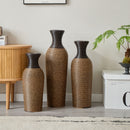 Classic And Neat Floor Vase, High Independent Flower Stand (Set of 3)