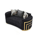 Soledad - Loveseat - Black by HouseOfZazla
