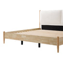 King Natural Wood Bed Frame