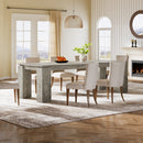 86" Modern Dining Table, Extra Long Kitchen Table for 6-8