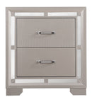Elegant Nightstand - Silver Champagne by HouseOfZazla