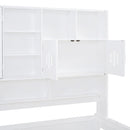 Daybed With All-In-One Cabinet And Shelf