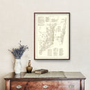 Vintage Map of Miami, Florida 1929