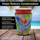 Red Cup Hugger Sleeve for 16–22 oz Party Cups, Insulated Foam Drink Holder for Iced Coffee, Tailgate & BBQ Reusable