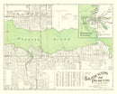 Vintage Map of Bradenton, Florida 1940