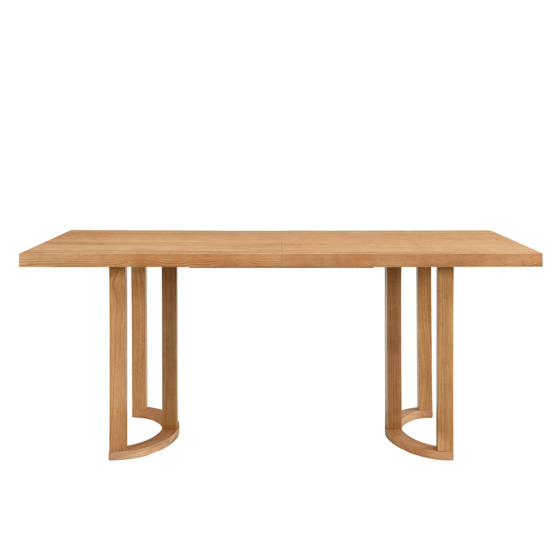 69 Inches Dining Table (Natural), photo 3 of 7