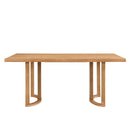 69 Inches Dining Table (Natural) by HouseOfZazla