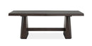 Tauren - Extendable Double Pedestal Dining Table - Coffee Bean
