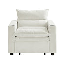 Sleeper Sofa Chair Bed - Convertible 3-in-1 Design
