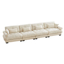 Super Comfort Oversized Modular Sectional Sofa, Deep Seat Convertible L Shaped Couch by Unique Piece Furniture