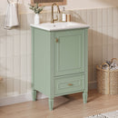 Retro Bathroom Vanity With Sink by HouseOfZazla
