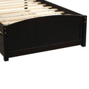Platform Bed & Headboard, Footboard And Wood Slat Support by HouseOfZazla