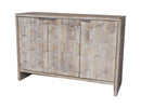 Accent Cabinet Farmhouse Style 3 Door Wooden Cabinet Sideboard Buffet Server Cabinet Storage Cabinet, For Living Room - Natural Wood Wash