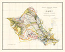 Vintage Map of Oahu, 1902