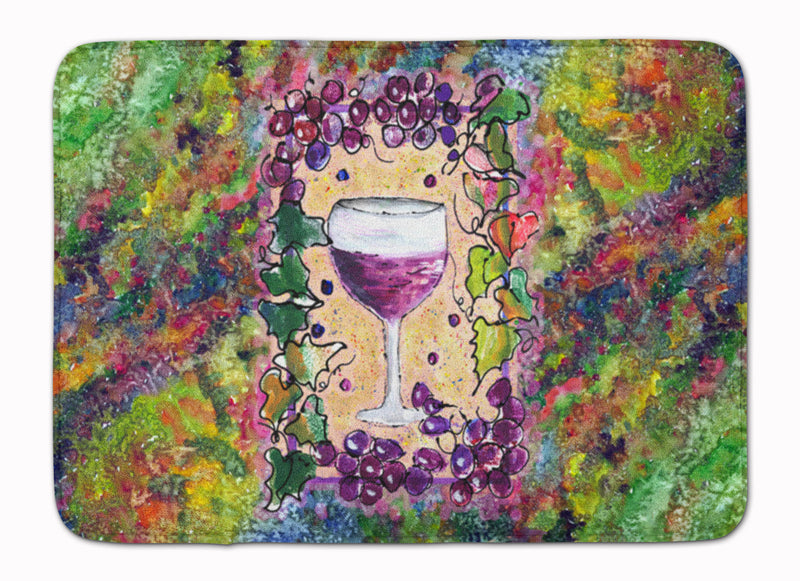 Wine Machine Washable Memory Foam Mat 8616RUG