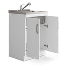 Kyle - Laundry Cabinet & Faucet And Stainless Steel Sink by Unique Piece Furniture
