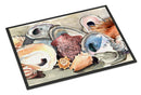 Sea Shells Doormat Indoor Outdoor 24H X 36W Front Door Mat Rugs for Entryway, Non Slip Washable Low Pile,