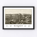 Vintage Map of Walden, New York 1887