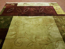 6' X 9' Modern Handmade Tibetan Nepal Wool & Silk Rug Decorative Abstract Gold