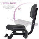 Exercise Bike Folding Stationary Bikes For Home With 16 Level Magnetic Resistance