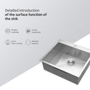 Stainless Steel Drop In Kitchen Sink, Topmount by HouseOfZazla