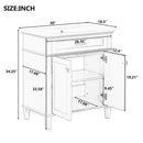 Bathroom Vanity With Ceramic Basin, Soft Close Door And Adjustable Shelves by HouseOfZazla