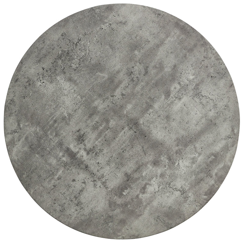 A modern and practical circular dining table. Made of MDF tabletop and wooden MDF table legs. Suitable for living room and bedroom. 42 inches x 42 inches x 30 inches