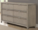 6 Drawer Dresser - Light Gray by HouseOfZazla