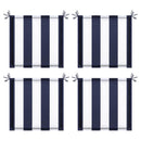 4PCS Outdoor Patio Seat Cushion Replacement with Ties