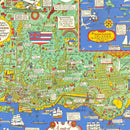 Vintage Map of Honolulu, Hawaii 1927