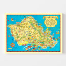 Vintage Map of Oahu, 1931