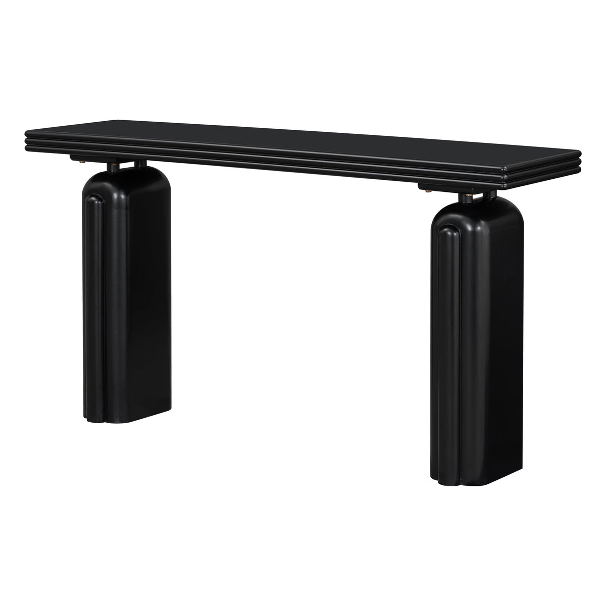 U_STYLE Chic Acacia Veneer Console Table, photo 5 of 10
