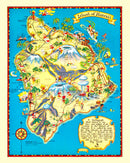 Vintage Map of Hawaii, 1931