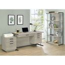 Loomis - 3 Drawer Home Office File Cabinet - White / Gray by HouseOfZazla