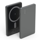 2 In 1 5000mAh 8MM Slim MagSafe Wireless Power Bank PD20W Magnetic Fast Charger Portable Phone Charger Fit for IOS Phone 15 14 13 12 Series And More