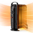 700W Electric Oil Filled Radiator Heater with Adjustable Thermostat
