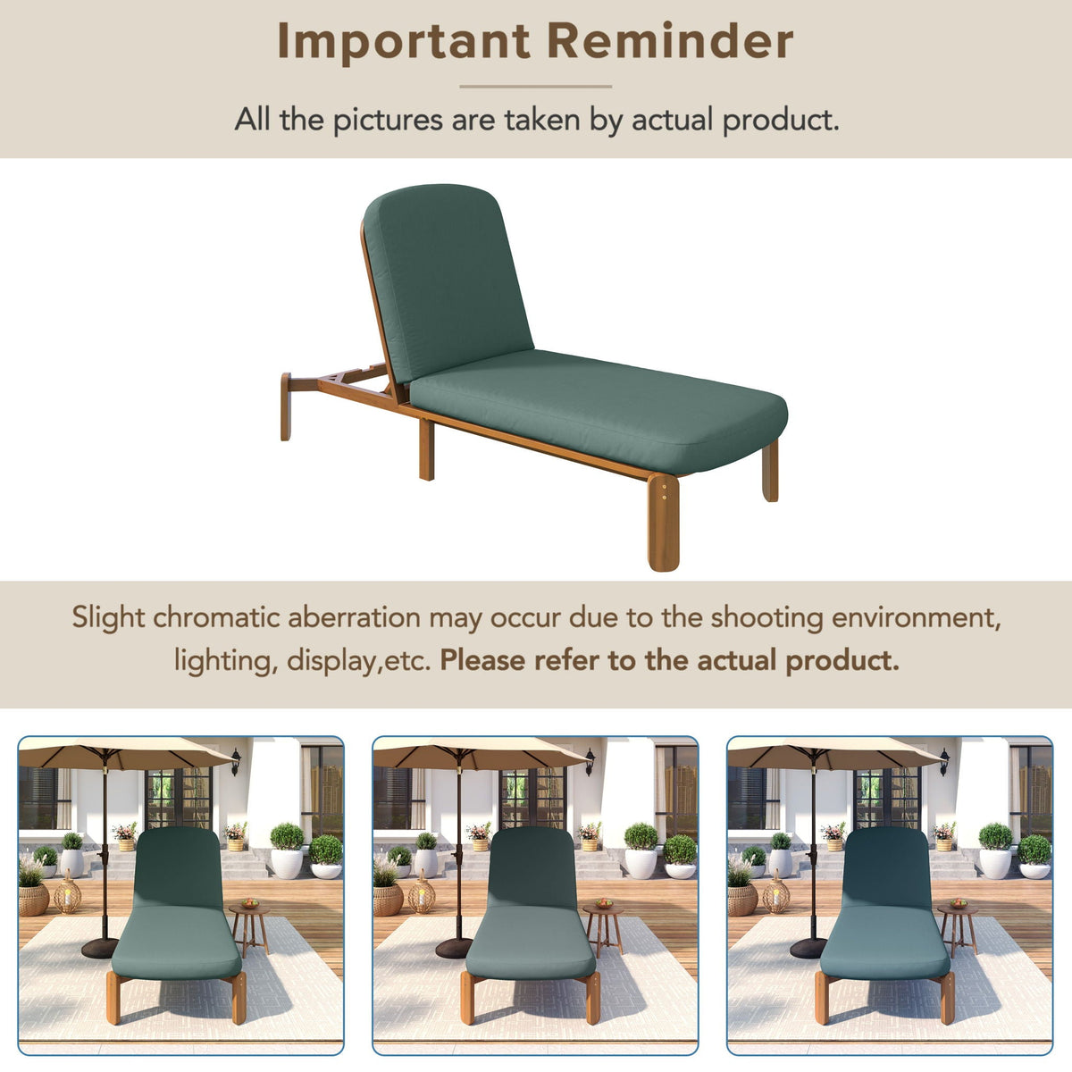 Outdoor Chaise Lounge With Adjustable Backrest, photo 26 of 40