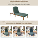 Outdoor Chaise Lounge With Adjustable Backrest